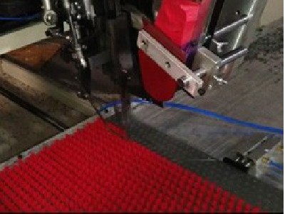 二軸平板鉆孔植毛一體機